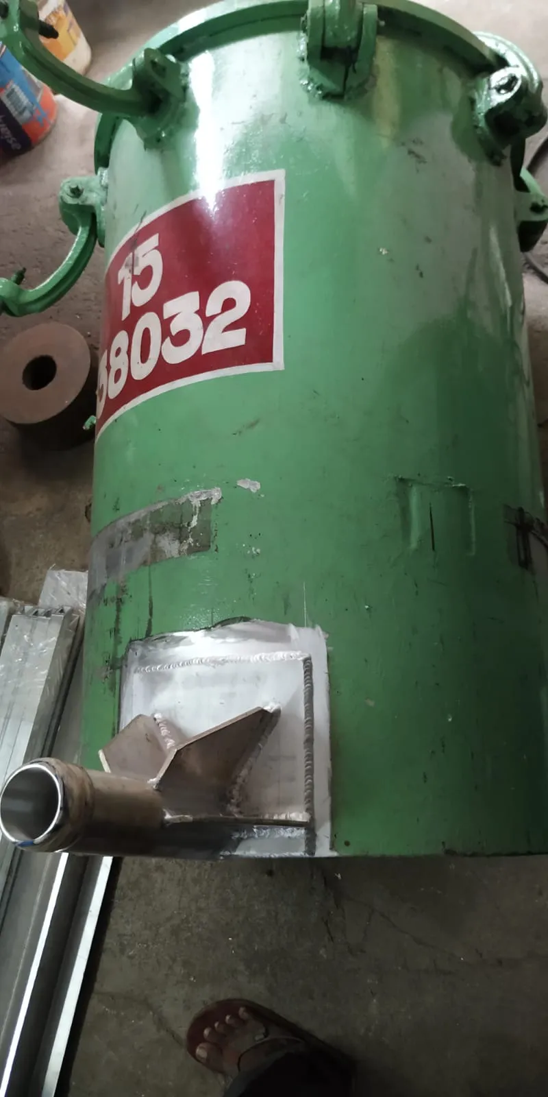 Tank Al welding